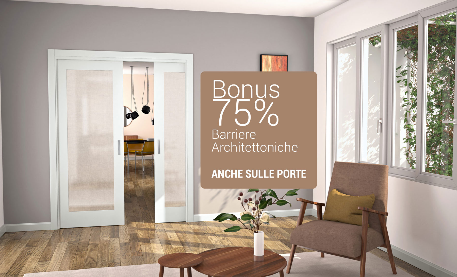 Bonus 75 Barriere Architettoniche anche sulle porte